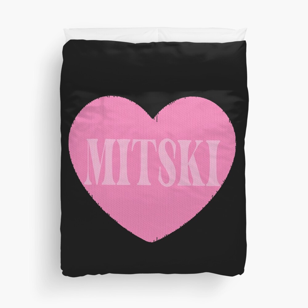 Mitski heart Duvet Cover