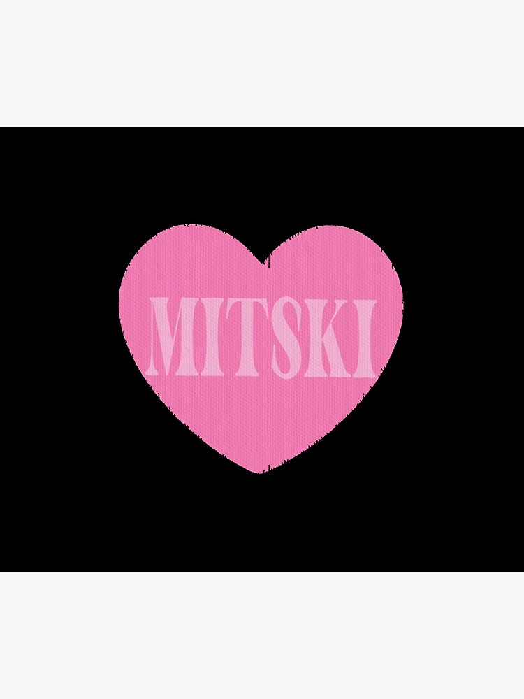 Discover Mitski heart Duvet Cover