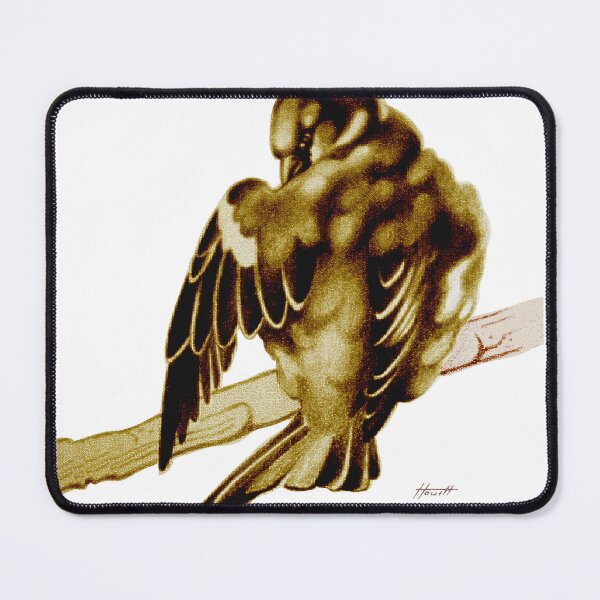 Item preview, Sparrow Bird Cleaning Feathers designed and sold by Patricia Howitt.