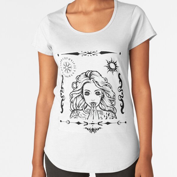 WITCH WOMAN Premium Scoop T-Shirt