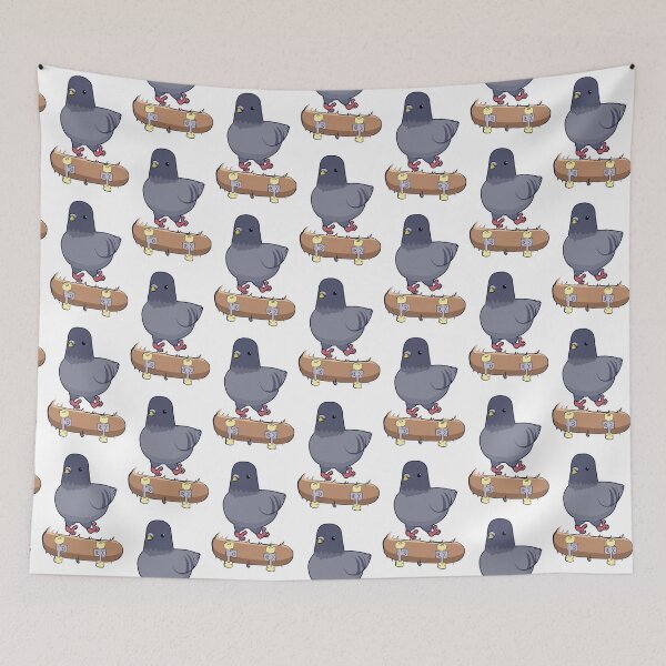 Item preview, SKATING PIGEON designed and sold by Angelica Maria  Franco Cano.