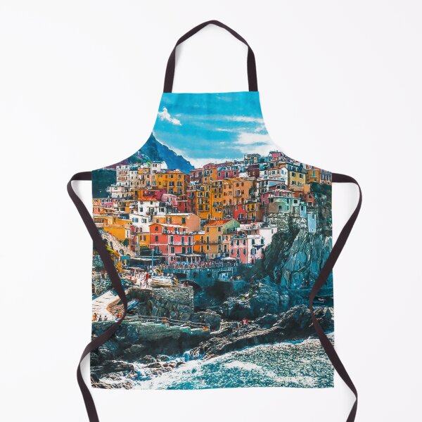Item preview, Beautiful View Manarola Cinque Terre Northern Italy, Manarola Cinque Terre Painting Art, Architecture Manarola Cinque Terre Aesthetic Wallpaper, Cinque Terre Italy Manarola Cityscape Village designed and sold by Trendymotion.