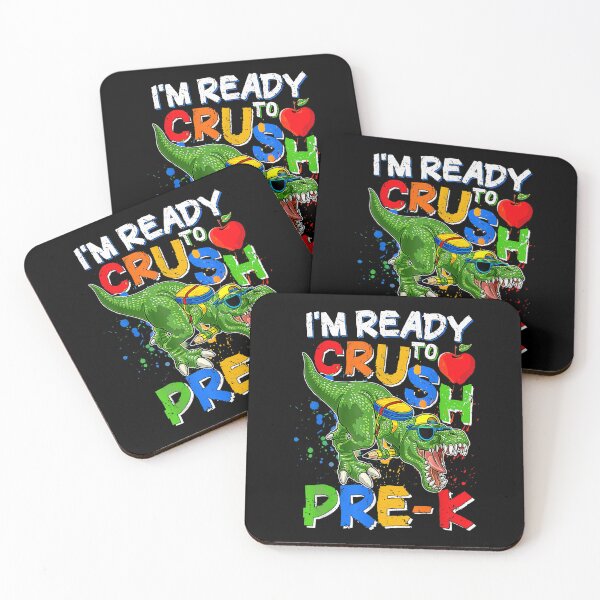 Item preview, I'm Ready To Crush Pre K T Rex Dino Holding Pencil designed and sold by Mariaxjulio.