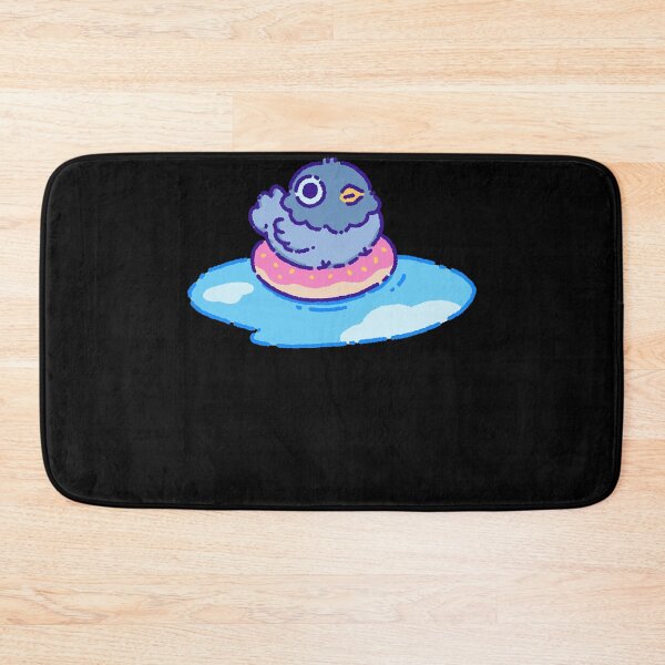 Item preview, Cute pigeon on a donut floater in a puddle  designed and sold by THOMHIRTZEL.