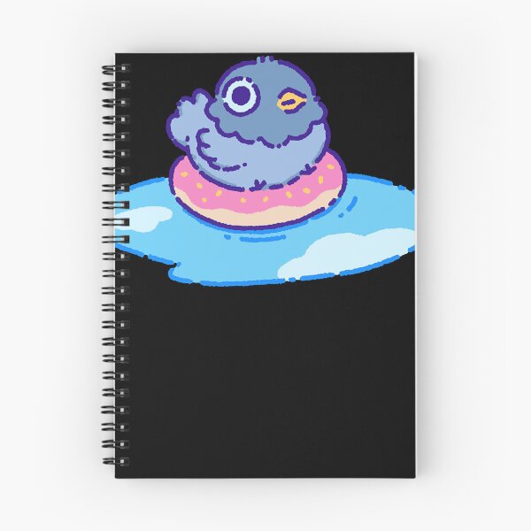 Item preview, Cute pigeon on a donut floater in a puddle  designed and sold by THOMHIRTZEL.