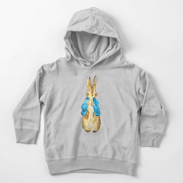 Cute Peter rabbit rabbit in Blue jacket beatrix potter Toddler Pullover Hoodie