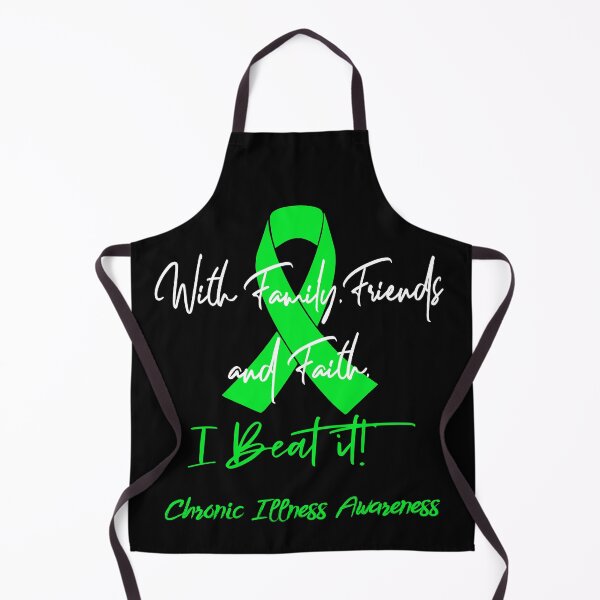 Item preview, Chronic Illness Warrior - With Family, Friends, and Faith - I BEAT IT! designed and sold by Robbsyn.