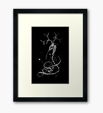 Brush and Ink - 0163 - Mongoose Lament Framed Print