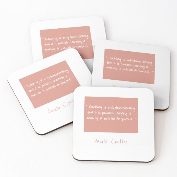 Item preview, Education Quote: Paulo Coelho designed and sold by Kourtney Noble.