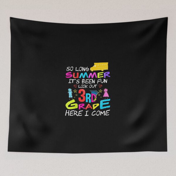 Item preview, Kids So Long Summer First Day Back to School 3rd Grade Students T-Shirt designed and sold by BregerMallory.