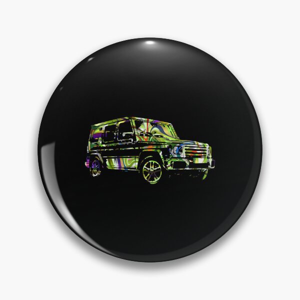 Item preview, G wagon abstract psychedelic colorful designed and sold by KathrynCh51123.