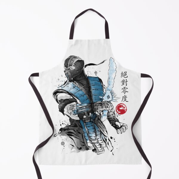 Item preview, Mortal Kombat Ice Warrior sumi-e  designed and sold by HeatherRiveraa.