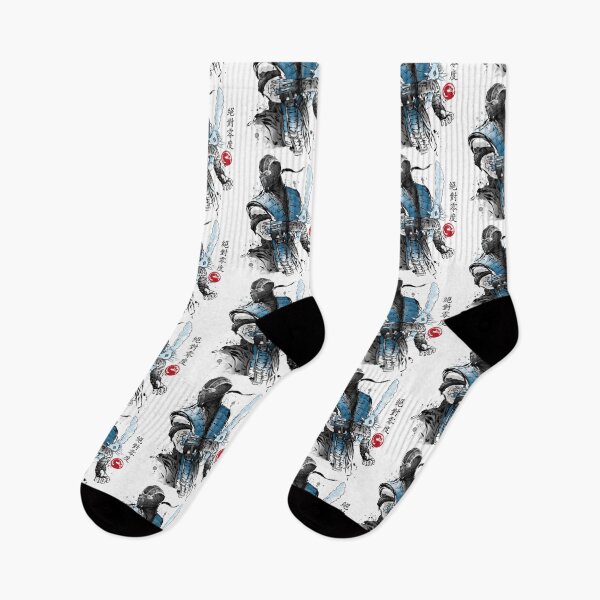 Item preview, Mortal Kombat Ice Warrior sumi-e  designed and sold by HeatherRiveraa.