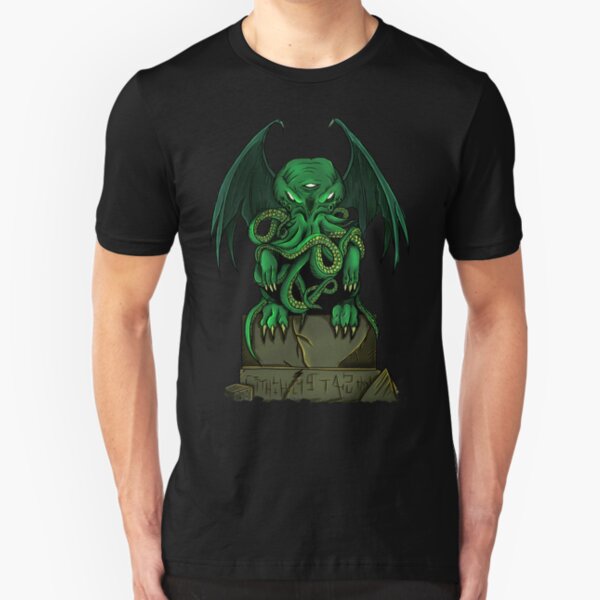 Cthulhu - Lovecraft - Monster Slim Fit T-Shirt