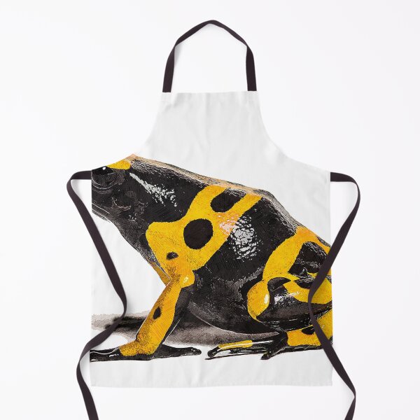 Item preview, Yellow and Black, Yellow-Banded Poison Dart Frog - Custom Pet Portrait Art Studio designed and sold by Custom Pet Portrait Art Studio.