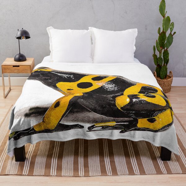 Item preview, Yellow and Black, Yellow-Banded Poison Dart Frog - Custom Pet Portrait Art Studio designed and sold by Custom Pet Portrait Art Studio.