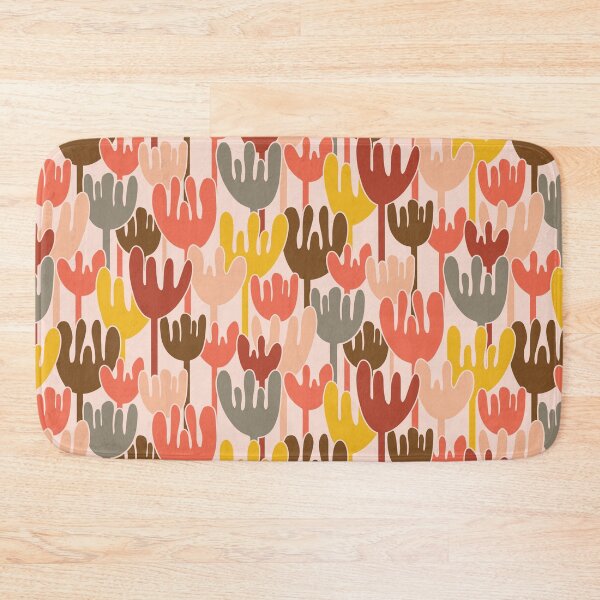 Item preview, Bold minimalist Matisse Inspired field of tulip flowers designed and sold by FrancesPoff.