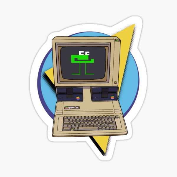 Olde Tech: Word Muncher Sticker