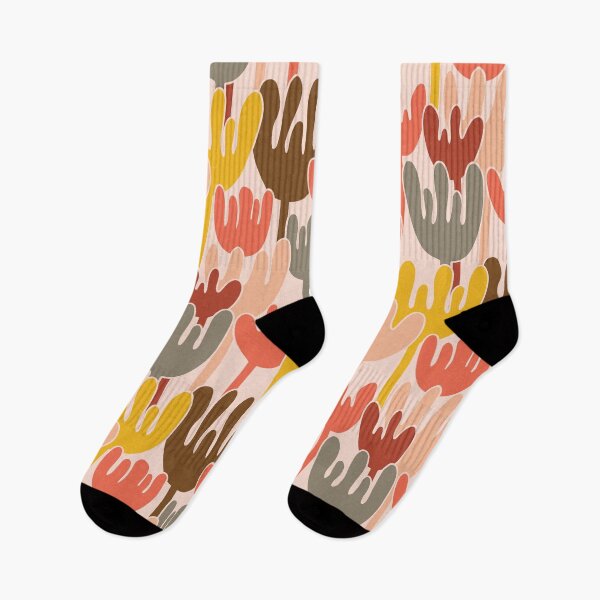 Item preview, Bold minimalist Matisse Inspired field of tulip flowers designed and sold by FrancesPoff.