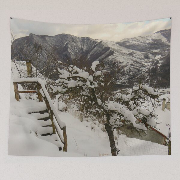 Item preview, Escalier sous la neige designed and sold by AHELENE.