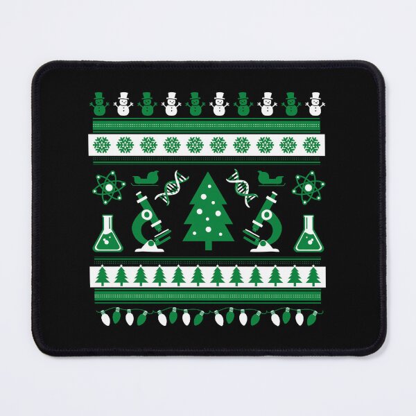 Item preview, Science Laboratory Christmas Ugly Sweater - Xmas, Holiday Party, Microscope, Test Tube, Lab Ugly Sweater, Geek Ugly Sweater, Nerd Ugly Sweater designed and sold by jadedscientist.