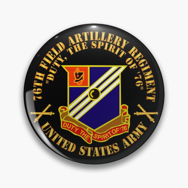 Item preview, Ejército - 76.º Regimiento de Artillería de Campaña - DUI con FA Sep X 300 designed and sold by Military Insignia Products.