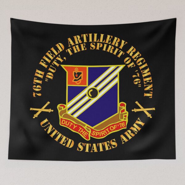 Item preview, Army - 76th Field Artillery Regiment - DUI  w FA Sep  X 300 designed and sold by Military Insignia Products.