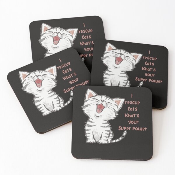Item preview, Rescue cat and super power designed and sold by Made&me.