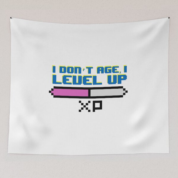 Item preview, I Don't Age, I Level Up - T-shirt designed and sold by GeeklyShirts.