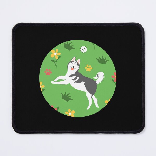Item preview, Siberian Husky Playing with Balls designed and sold by LarryWalk65527.