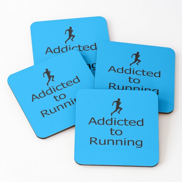 Item preview, Addicted to Running - Sports Marathon Fitness Jogging T-Shirt designed and sold by deanworld.