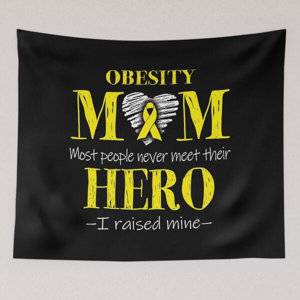 Item preview, Proud Obesity Mom HERO I Raised Mine designed and sold by Mnrshirley.