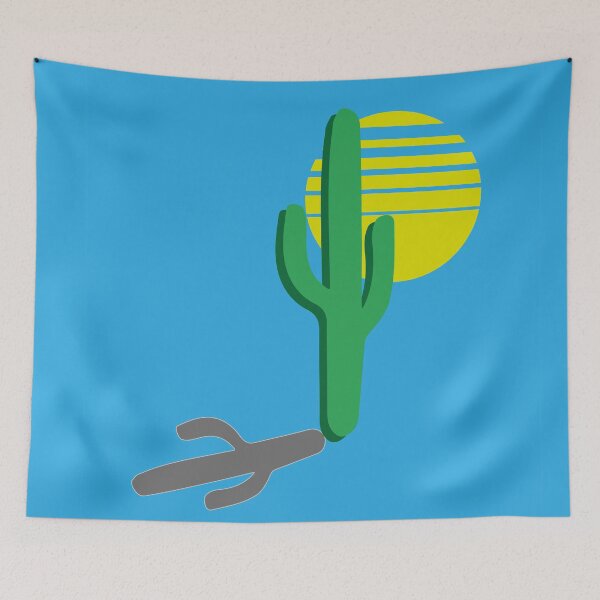 Item preview, Copia de Bohemian desert landscape sunset cactus abstract art  designed and sold by T-Mex.