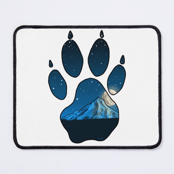 Item preview, Wolf Paw Print - Mount Hood designed and sold by Fernheart Designs.