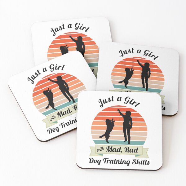 Item preview, Mad Rad Dog Training Skills | Retro Dog Trainer Design with Golden Retriever and Vintage Sunset   designed and sold by arlutai.