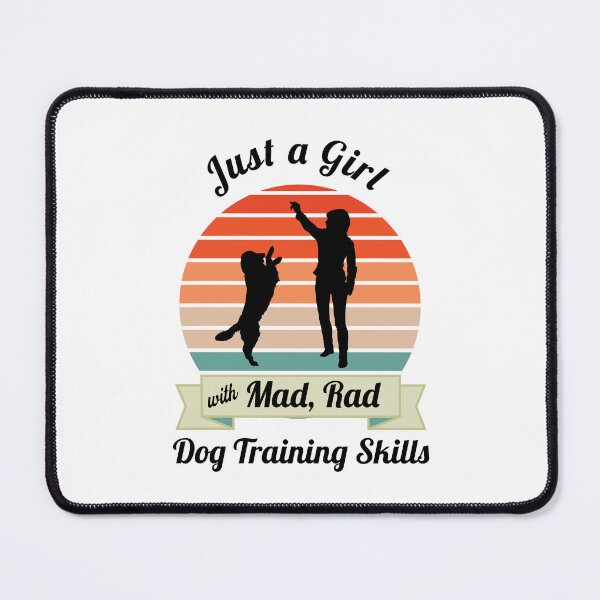 Item preview, Mad Rad Dog Training Skills | Retro Dog Trainer Design with Golden Retriever and Vintage Sunset   designed and sold by arlutai.