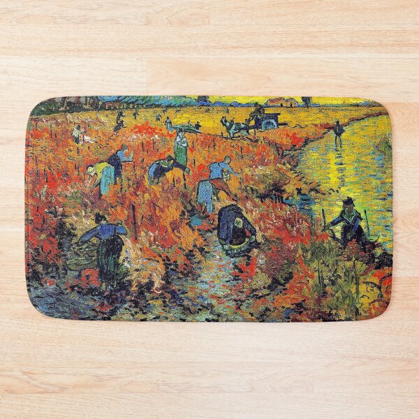 Item preview, The Red Vineyard - Vincent van Gogh designed and sold by SimpleJoyStyle.