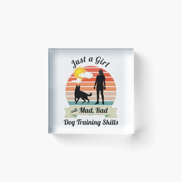 Item preview, Mad Rad Dog Training Skills | Retro Dog Trainer Design with German Shepherd and Vintage Sunset  designed and sold by arlutai.