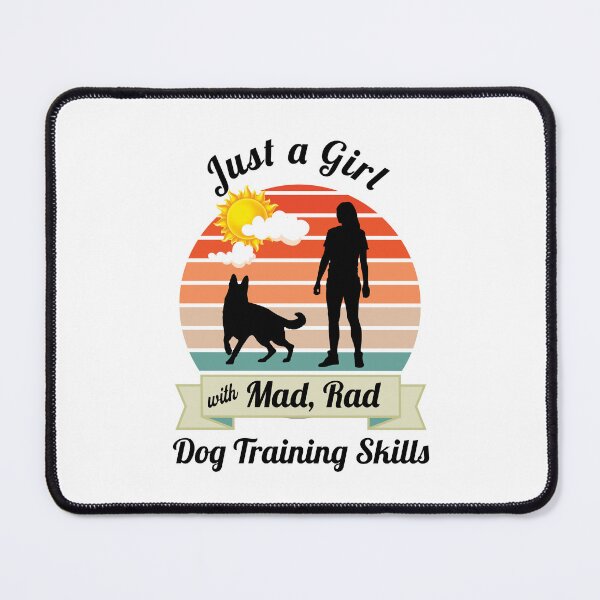 Item preview, Mad Rad Dog Training Skills | Retro Dog Trainer Design with German Shepherd and Vintage Sunset designed and sold by arlutai.