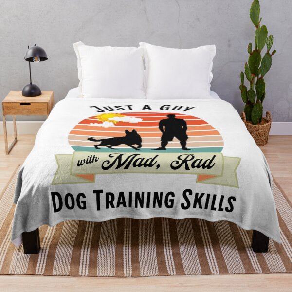 Item preview, Mad Rad Dog Training Skills | Retro Dog Trainer Design with German Shepherd and Vintage Sunset  designed and sold by arlutai.