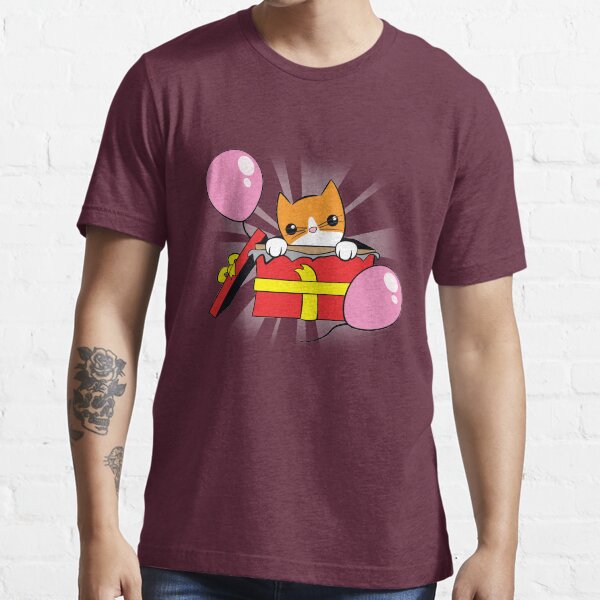 Birthday Kitten Cartoon Cat Essential T-Shirt