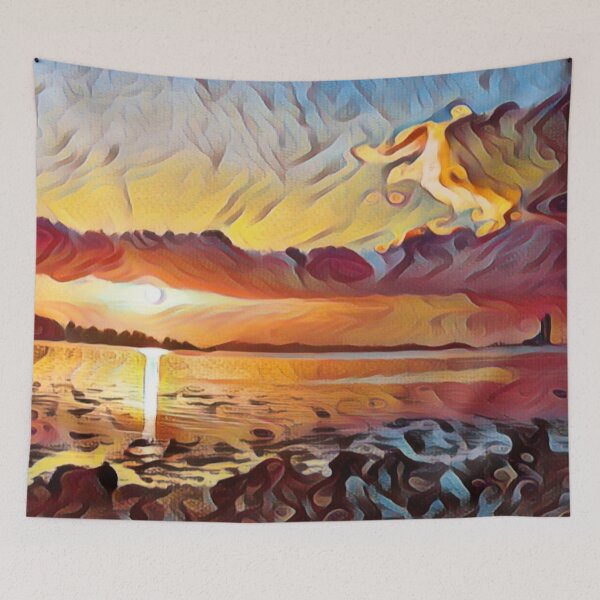 Item preview, Sunset on the Shannon River in Glin, County Limerick, Ireland designed and sold by nigellacottage.
