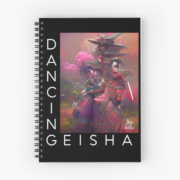 Aperçu de l'œuvre Geisha dansante - T-shirt créé par l'IA créée et vendue par JamesPine75591.