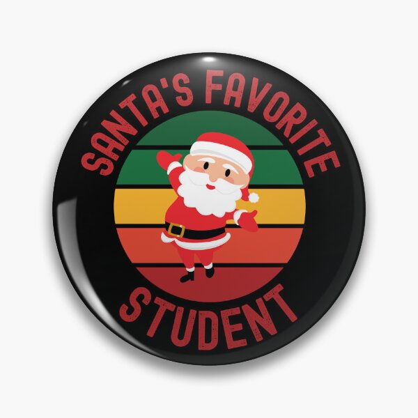 Artikelvorschau, Student Christmas - Santa's Lieblingsstudent - Weihnachtsfeier, Winter, Weihnachtserzieher entworfen und verkauft von jadedscientist.