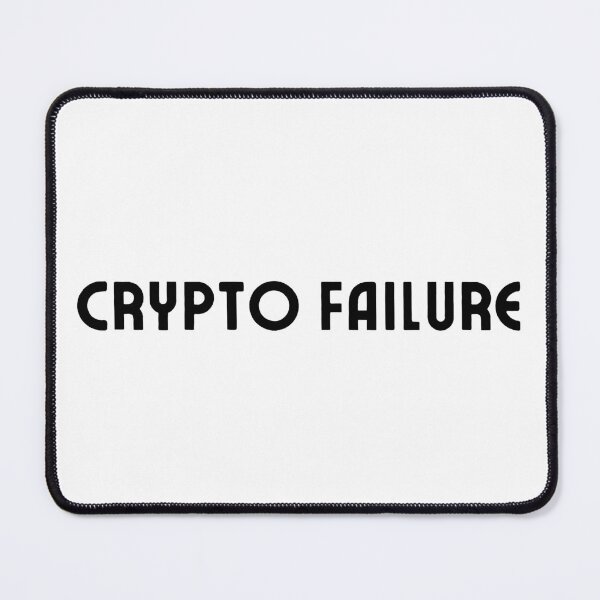 Item preview, Crypto Failure | Cryptocurrency | Bitcoin | HODL | Broke | Fail | Investment | Light Background designed and sold by SidefatSayings.