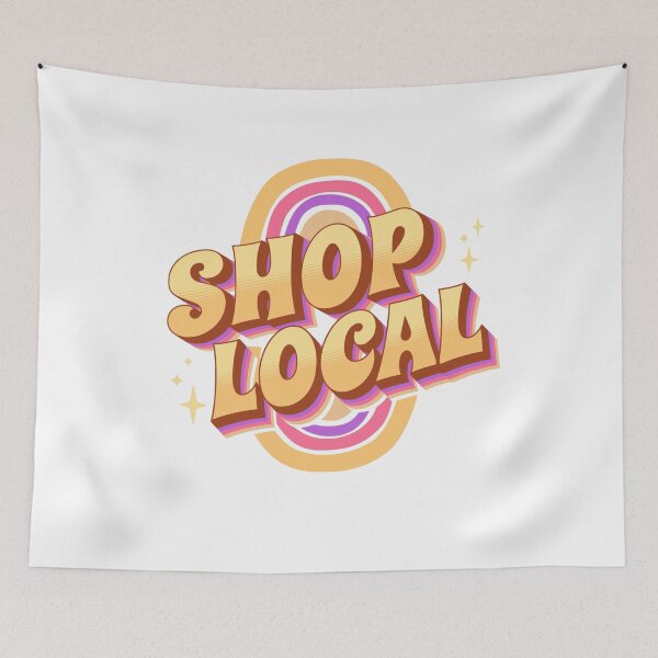 Item preview, Shop local retro multicolor design designed and sold by whyNautDesigns.