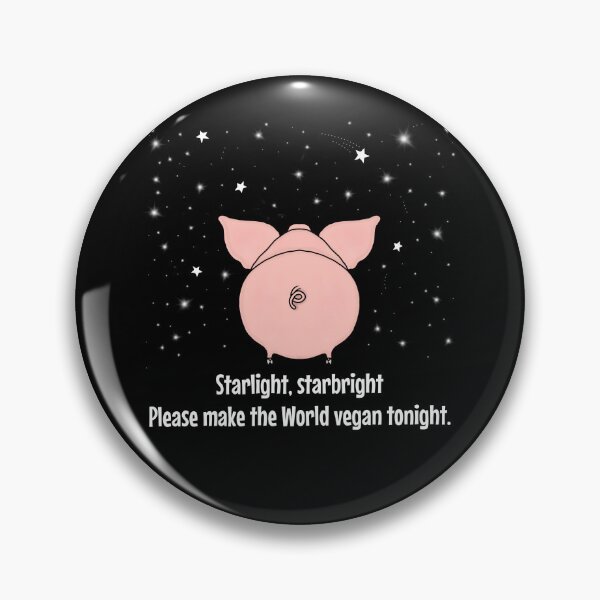 Item preview, Starlight, Starbright Vegan Pig designed and sold by wiboandbear.