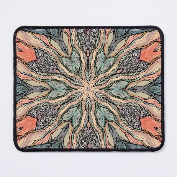Item preview, Autumn Leaves Mandala designed and sold by MandalaFlowerArt.