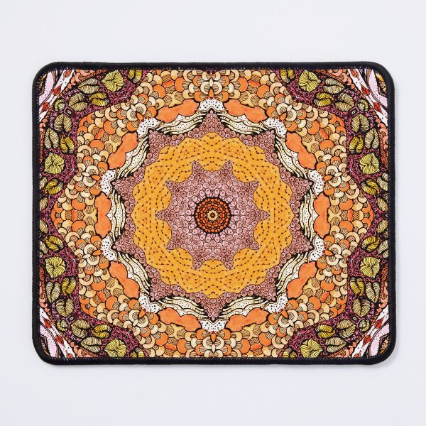 Item preview, Autumn mandala designed and sold by MandalaFlowerArt.