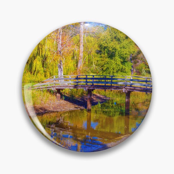 Item preview, The Footbridge at Malmsbury in Autumn designed and sold by Steven Jodoin.